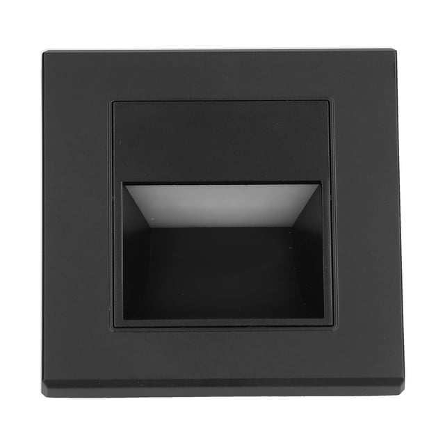 Stair Lamp, Energy Saving Recessed Step Light For Stairs For Corners For Corridors Black