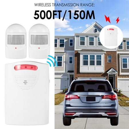 

Paddsun PIR Motion Sensor 500FT Wireless Alarm Alert Security Shed Home Garage Caravan