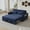 Navy Blue, variant on Noodeniya 54" Twins Pull Out Sofa Bed, Modern Convertible Sleeper Couch, Fabric Loveseat for Small Place, Light Gray