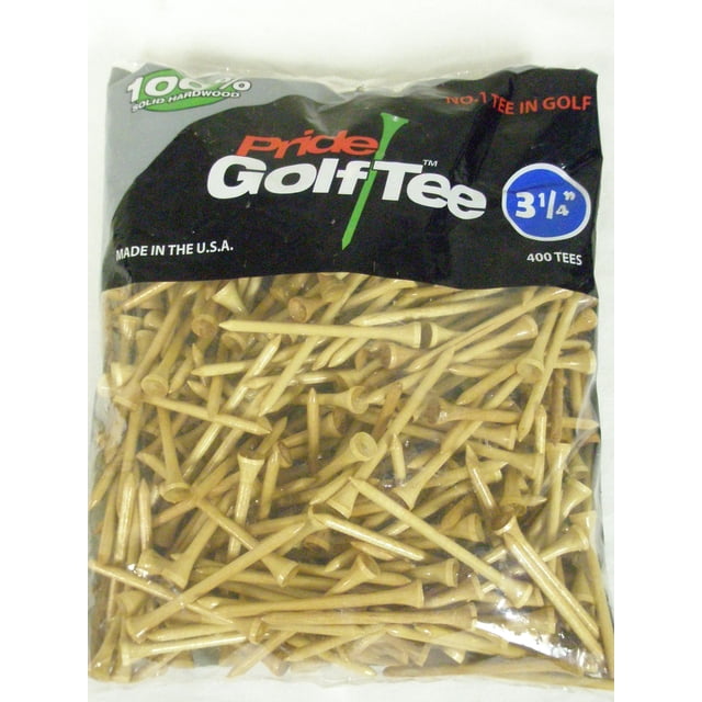 Pride (PG3440053) Golf Deluxe Tee (3-1/4 Inch, Natural) - 400 Count