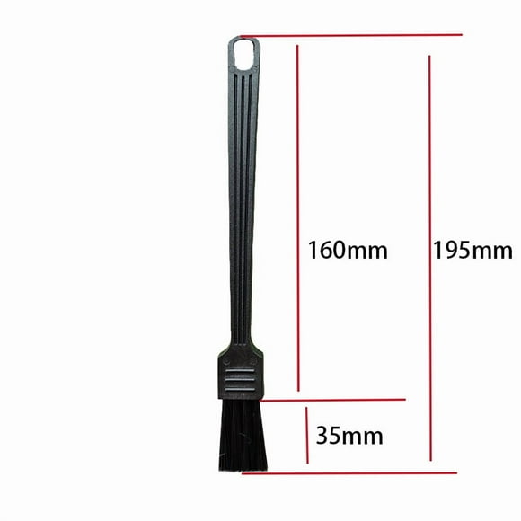 Juego de 2 cepillos de limpieza para cafeteras, portátil, para eliminar a fondo los restos de café, ideal para máquinas de espresso y procesadores de alimentos.