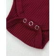 thumbnail image 2 of 3-6 Months Baby Girls Clothes Cute Baby Clothes Girls Romper + Pant 3pcs Winter Outfit 3-6 Months, 2 of 7