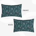 thumbnail image 2 of Picia Vintage Floral Pattern Plush Pillow Case – Soft and Cozy Cushion Cover, Hypoallergenic Throw Pillow Case for Home Decor-16"x24", 2 of 6