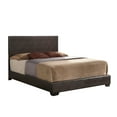thumbnail image 3 of ACME Ireland Full Panel Bed in Brown Faux Leather , Multiple Sizes, 3 of 7