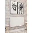 thumbnail image 2 of White Wall-Mounted Foldable Table - 28.3" x 17.7" Space-Saving Desk for Kitchen, Balcony, or Office, 2 of 4