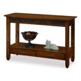 thumbnail image 1 of Leick Console de Rangement en Bois Ardoise en Chêne Rustique, 1 of 5