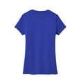 thumbnail image 4 of District Adult Female Women Electric Heather T-Shirt Deep Royal Medium, 4 of 4
