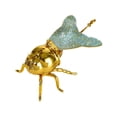 thumbnail image 4 of Bee Honey Pot jarabe dispensador multipropósito múltiples condimentos decorativos olla de especias para fiestas caseras de cocina festivas Oro y verde, 4 of 8