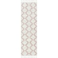 thumbnail image 2 of Well Woven Kennedy Reeve Modern Chevron Pattern Kids Pink Ivory 2'3" x 7'3" Runner Rug, 2 of 8