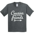 thumbnail image 3 of Inktastic Cousins Make the Best Friends with Arrow Youth T-Shirt, 3 of 5
