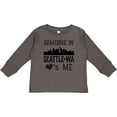 thumbnail image 3 of Inktastic Seattle Washington Someone Loves Me Skyline Boys or Girls Long Sleeve Toddler T-Shirt, 3 of 5
