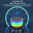 thumbnail image 3 of Portable RGB Lamp Wireless Bluetooth 5.0 Mini Speaker, Atmosphere Light Subwoofer for Outdoor Party Camping, 3 of 6