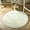 White, variant on Round Fluffy Area Rug