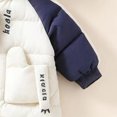 thumbnail image 4 of Winter Padded Snowsuit foe Boys Girls Cute Koala Ear Hooded Jumpsuit Long Raglan Sleeve Quilted Warm Outfits, 4 of 6