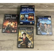 Harry Potter Collection - Complete in Box Set - Black Label - Tested - PS2 Playstation 2 Chamber of Secrets / Prizoner of Azkaban / Goblet of Fire