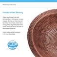 thumbnail image 4 of Polaris 924 Single Bowl Copper Bathroom Sink, 4 of 5