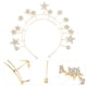 thumbnail image 4 of Diadema de estrella, diadema de novia, tocado de boda, accesorio para el cabello de estrella para mujeres y niñas, 4 of 6