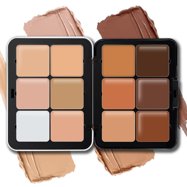 Paleta correctora HOSAILY Crema impermeable de 12 colores