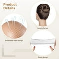thumbnail image 4 of 400PCS Hair Nets for Women, Invisible Hair Nets for Barbershop Service, 20" Invisible Elastic Edge Mesh Hair Nets Ballet Dance Hair Bun, 4 of 6