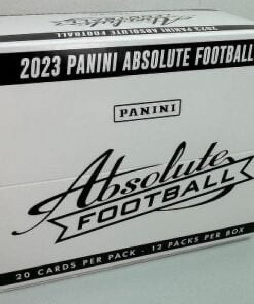 NFL Panini 2023 Absolute Football Trading Card VALUE Box (12 Packs)