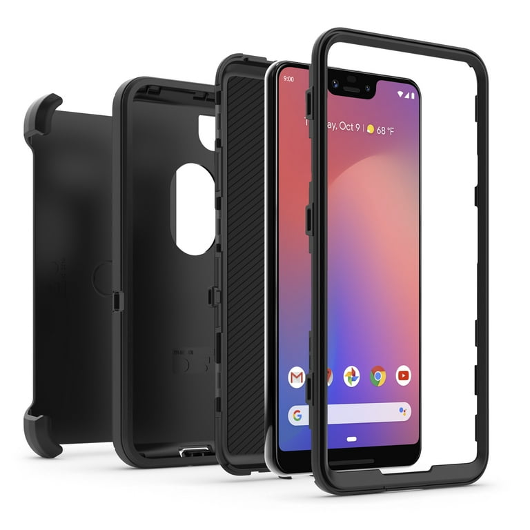 Otterbox Defender Series Case for Google Pixel 3 XL Black Screenless Design Multi layer Drop proof Dust Resistant Walmart