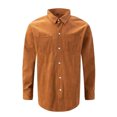 thumbnail image 4 of RKSTN Cardigan pour Hommes Mode Décontractée Col Rabattu Chandail en Molleton Col Uni Manches Longues Hauts en Coton Décontractés et Élégants pour l'Automne, 4 of 9