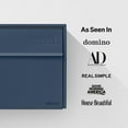 thumbnail image 6 of Wall Mount Mailbox - Small, Anti-Theft Locking Mailbox, Weatherproof Mailboxes for Outside The House, 13.5" H x 15" L x 5.5" D (Navy), 6 of 9