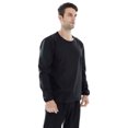 thumbnail image 4 of Wotryit Mens Shirts,Sauna Shirt For Men Sweat Top T Shirt Solid Color Workout Sports Shapewear Gym Exercise Long Sleeved Tees,Shirts for Men,Workout Shirts for Men(Color:Black,Size:2XL), 4 of 8