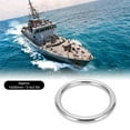 thumbnail image 2 of Khall Multi Purpose Metal O Rings,Steel Rings,10mm / 0.4in O Rings Stainless Steel Hardware Hanging Rings for Marine Boat Hammock Yoga, 2 of 8