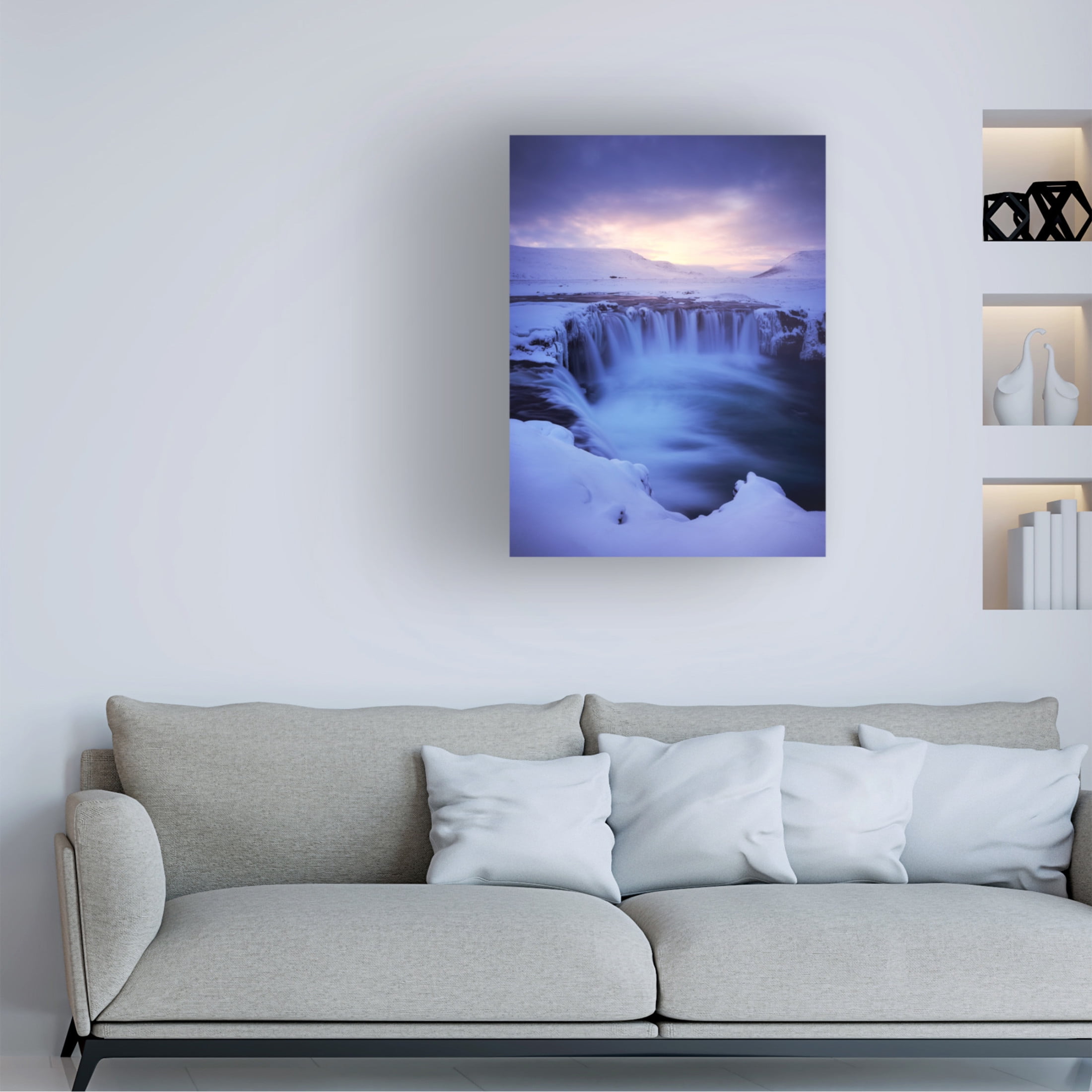 Canvas Wall Art - Daniel Gastager 'Winter Magic' Wall Art for Living Room, Bedroom, or Office D?cor by Trademark Fine Art - 14 x 19 Inches