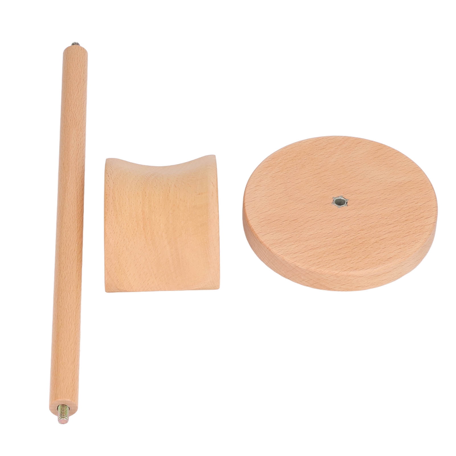 Spptty Headphone Holder Desktop Wood Headphone Display Stand Detachable