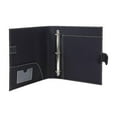 thumbnail image 2 of It's Academic Executive Faux Leather Portfolio Folder, Black (92875), 2 of 2