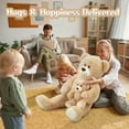 thumbnail image 4 of MorisMos 39" Giant Teddy Bear Mommy and Baby Soft Plush Bear Stuffed Animal, 4 of 8
