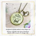 thumbnail image 4 of True Friends Together Gutsy Goodness Bronze Necklace Female Metal Adult Literature Gift, 4 of 8