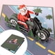thumbnail image 3 of Tarjetas de Felicitación de Vacaciones de Navidad, Hombre de Navidad Motor de Motor de , Tarjeta de Felicitación de Navidad con Sobres, 3 of 8