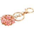 thumbnail image 1 of Veeki Cute Crystal Rhinestone Flower Keyring Keychain Charm Pendant Bag Purse Car, Compact Shiny Accessory with Red, Blue, Pink Colors24052483, 1 of 4