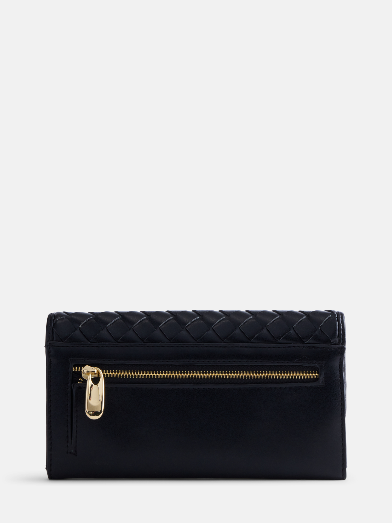 Scenario Women's Woven Faux Leather Clutch Wallet photo 2
