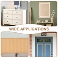 thumbnail image 6 of 6 Pack 15.75" Decorative Wood Trim, Unfinished 3D Wooden Furniture Molding Trim for DIY Craft, Home Wall Cabinet Shelf Window Door (Printed Pattern, 11mm), 6 of 6