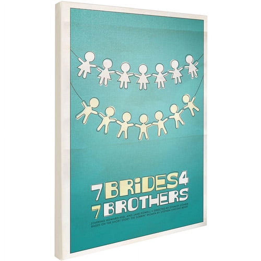 Trademark Fine Art "Seven Brides for Seven Brothers" Canvas Art by Megan Romo