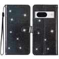 thumbnail image 1 of Compatible with Google Pixel 8 Sparkling Glitter Wallet Case with Card Pocket Flip Cover, 1 of 5