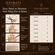 JeenMata 1.25 Carat Round Cut Moissanite Wedding Set - Bridal Set - Infinity Ring - Forever Ring - Promise Ring - 18k White Gold Plated for Women