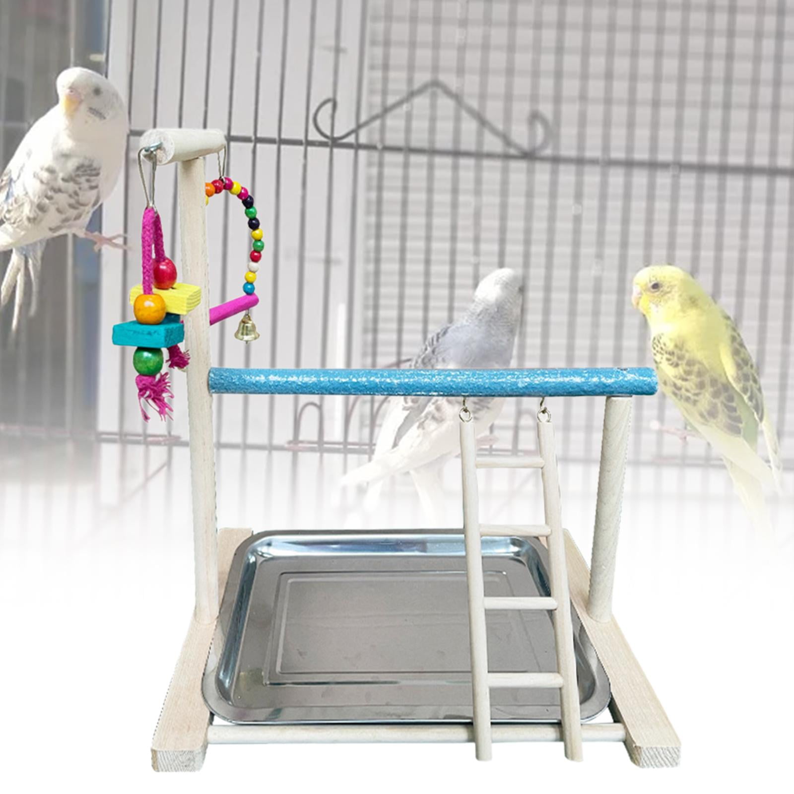 Gazechimp Parrot Playground Cage Accessory Birds Hanging Toys for Cockatiels Lovebirds
