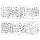 thumbnail image 3 of 40 hojas de pegatinas autoadhesivas de papel con calcomanías de mariposas multicolores, 3 of 5