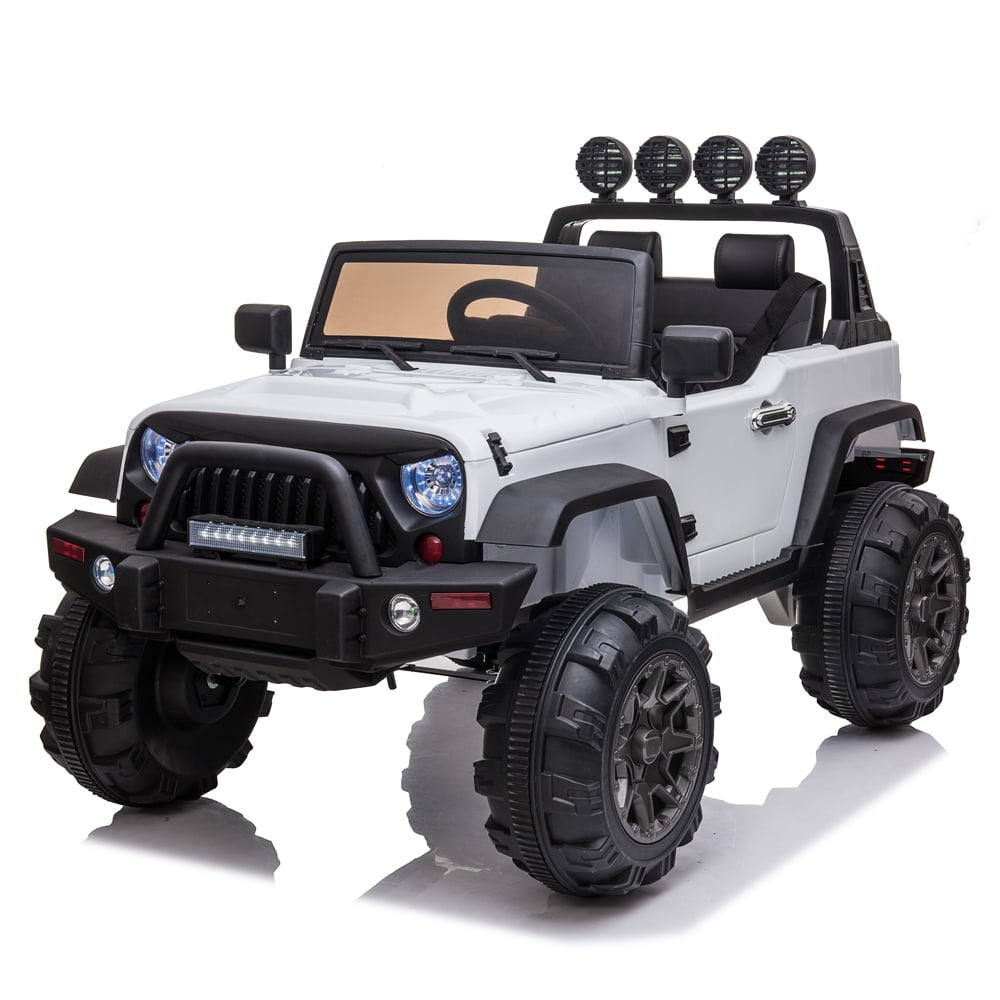 Details about   12V Kids Ride On Car Truck SUV w/ Remote Control LED Lights 2 Speeds w/MP3 