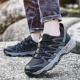 thumbnail image 3 of Zapatillas de deporte para hombre Zapatillas deportivas de malla transpirable Zapatos de senderismo ligeros, 3 of 9