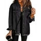 thumbnail image 1 of Chaquetas y abrigos de mezclilla sin capucha de manga larga para mujer, blusa lisa de moda, abrigo de manga larga con bolsillos, cárdigan, blusa de poliéster para mujer, 1 of 6