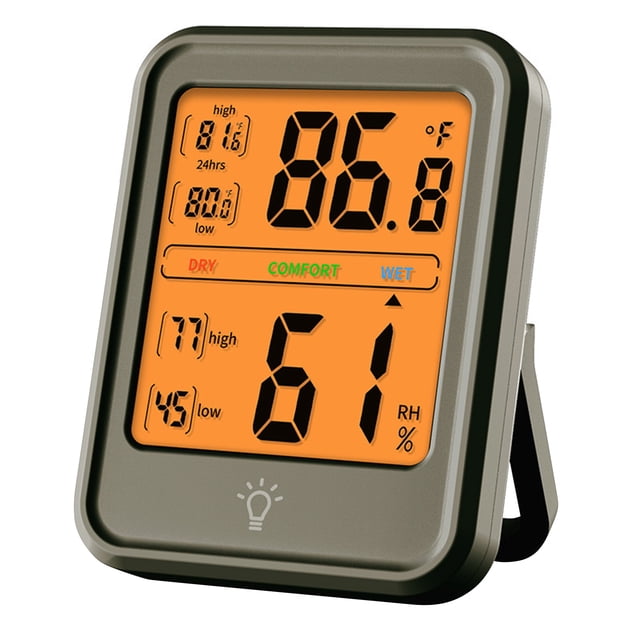 Digital Hygrometer Thermometer Indoor Temperature and Humidity Gauge Monitor Meter with LCD Display for Home