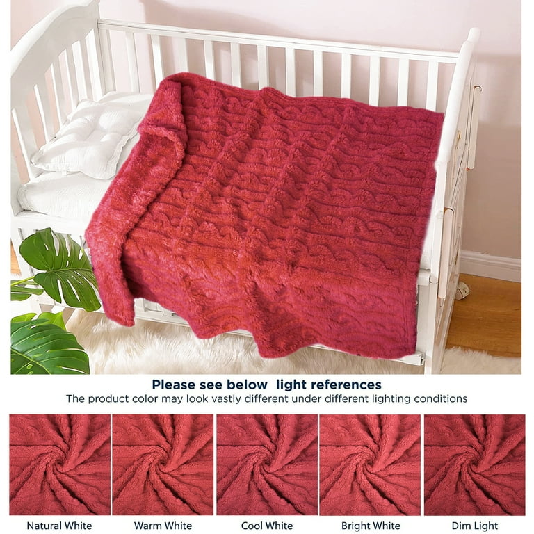 Red baby clearance blanket soft