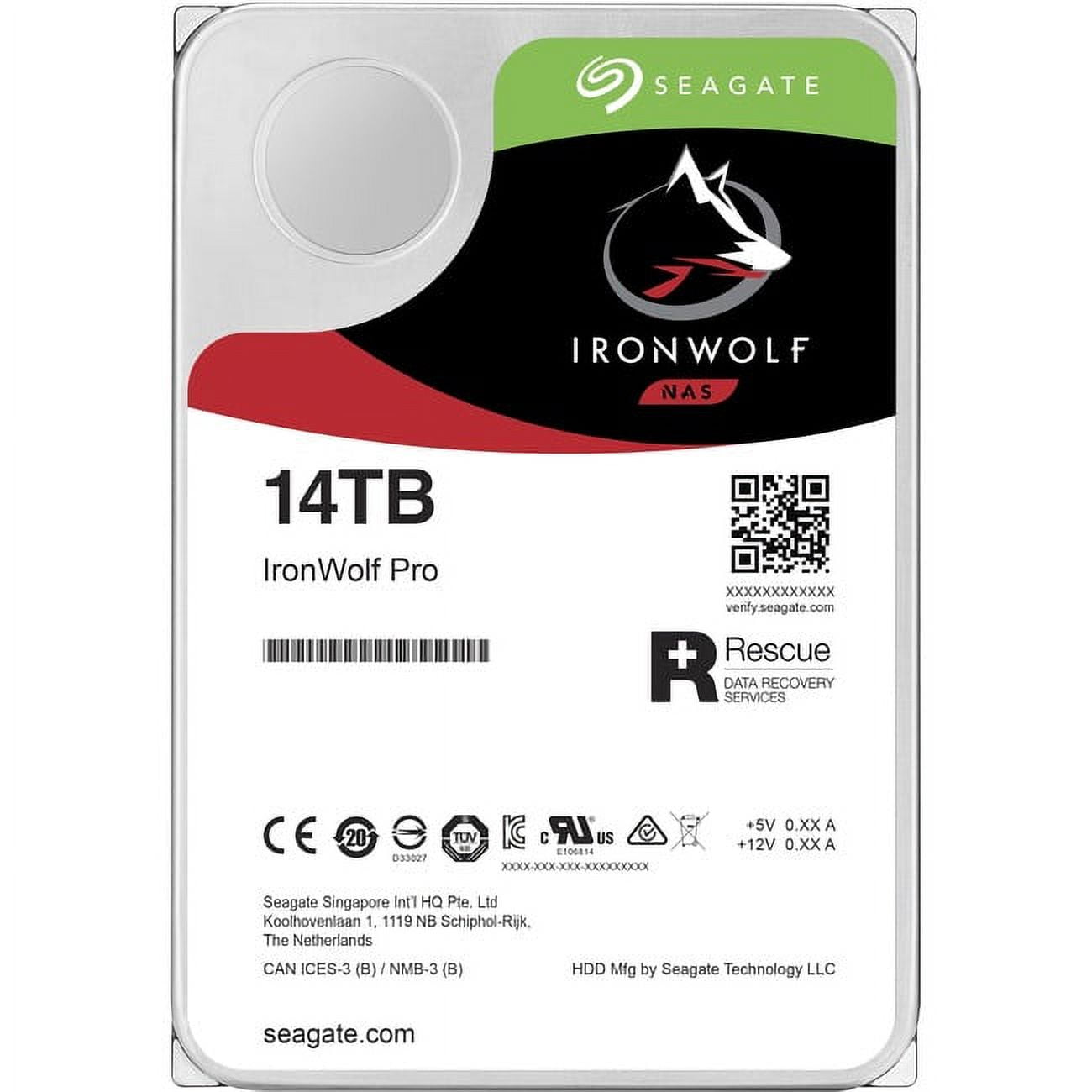Seagate IronWolf Pro 10TB NAS Internal Hard Drive HDD ? 3.5 Inch