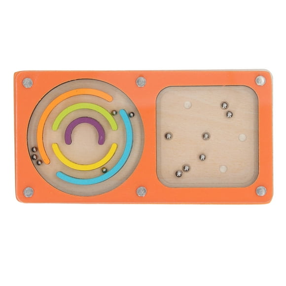 Kids Handheld Pinball Game Educational Early Learning Bright Color Fine Motor Safe Pinball Maze Game